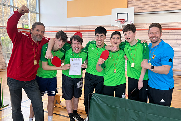 Starker Auftritt der Tischtennisspieler der Christiane-Herzog-Schule